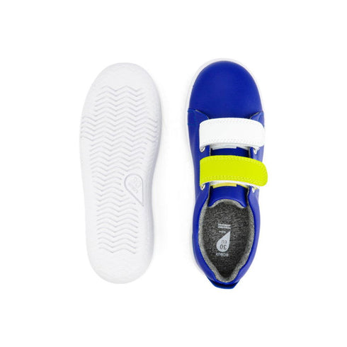 Bobux Kids + Plus Switch Grass Court Blueberry Velcro Trainers 837714 CLEARANCE